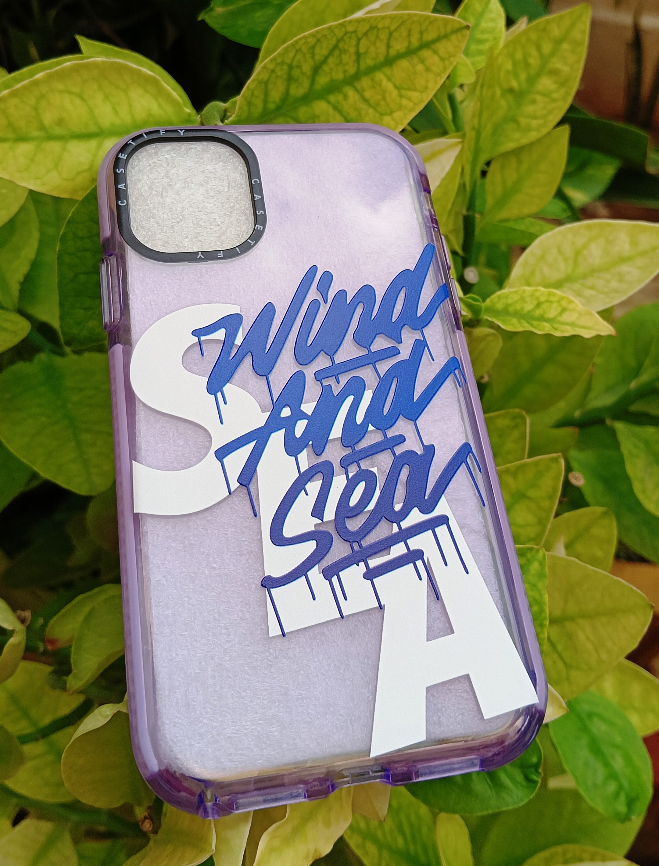 Lavender Wind and Sea Beach Water Lovers Translucent Bumper Case